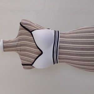 SO White & Black Wirefree Push Up Bra NWOT Size L